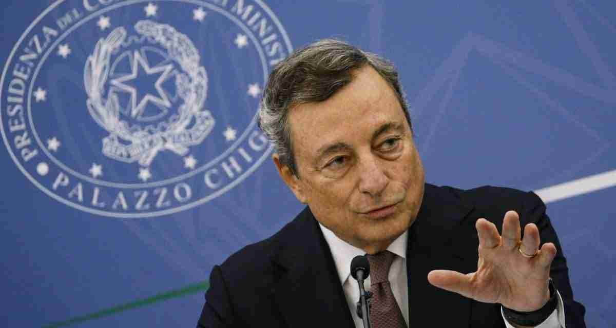 Mario Draghi personaggio italiano dell’anno 2021