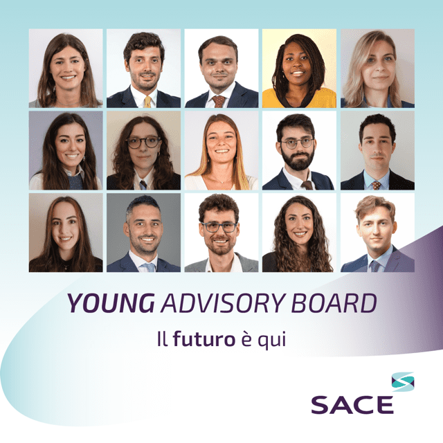 SACE lancia il primo Young Advisory Board per disegnare oggi le riposte alle sfide del futuro